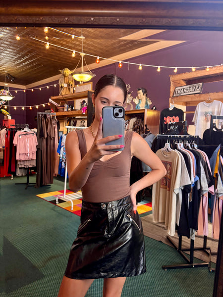 Leather Skirt