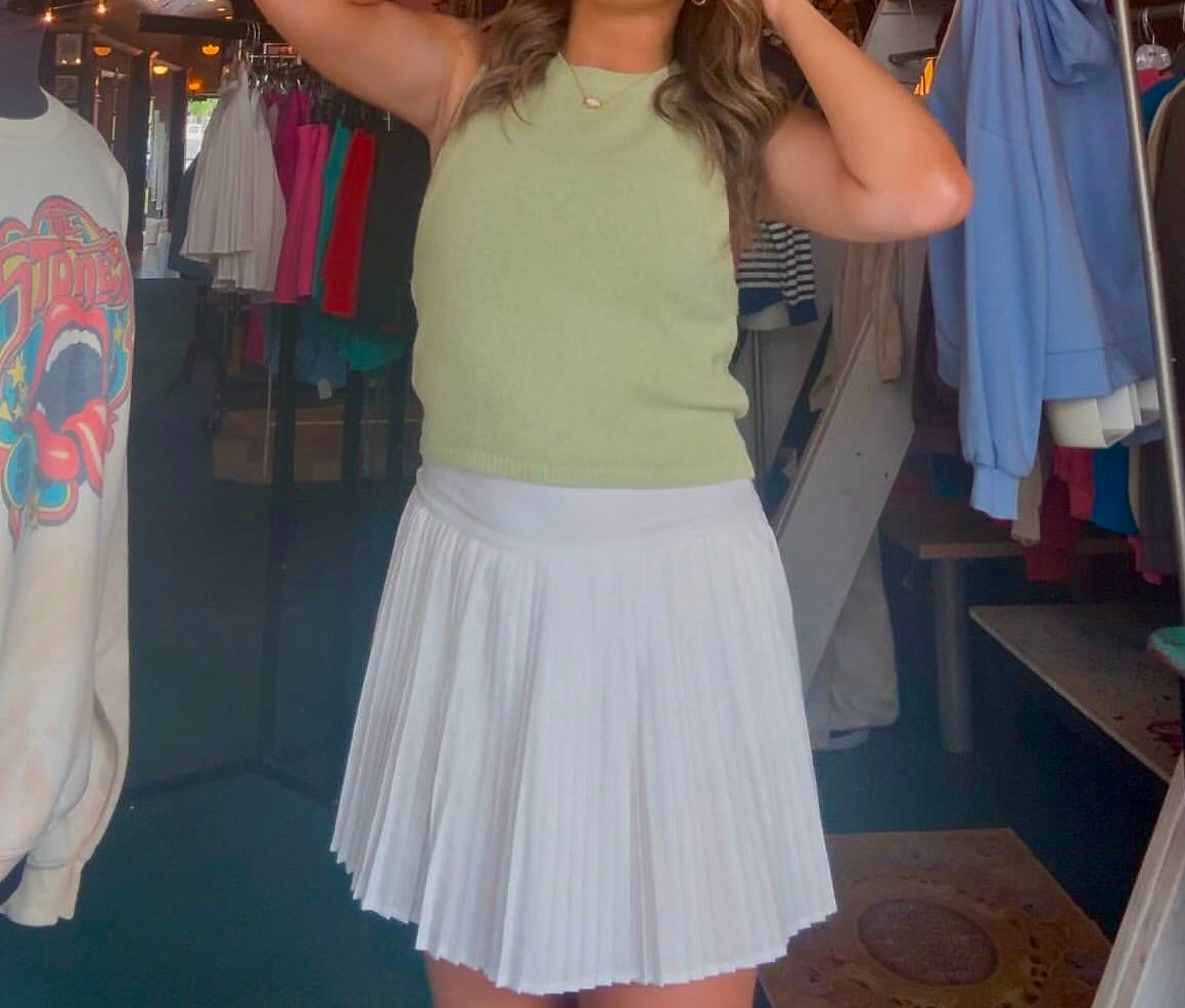 Pleated skirt