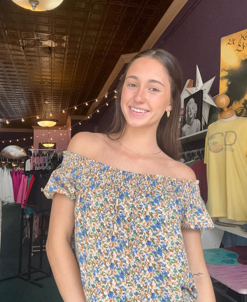 Flowy off the shoulder blouse